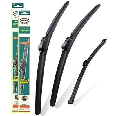 Image of Heyner Set Of 3 Windscreen Wiper Blades 26&quot;18&quot;ST 10&quot;G Fits VW Golf mk8 Hatchback 2020 onwards HH2618ST10G