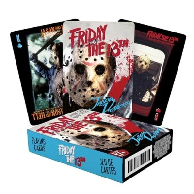 Image of AQUARIUS 52319 Friday the 13th Playing Cards Deck
