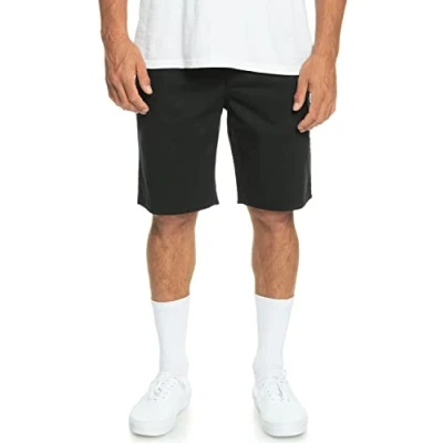 Image of Quiksilver Boys Everyday Chino Light Shorts, Black, 33W EU