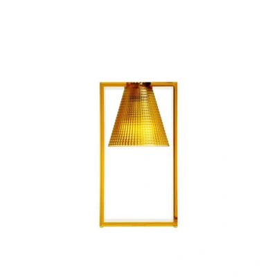 Image of Kartell Light Air Table Lamp Sculped Amber