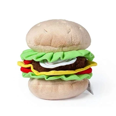 Image of Karlie Dog Toy Plush Burger L: 14 cm W: 12.5 H: 11
