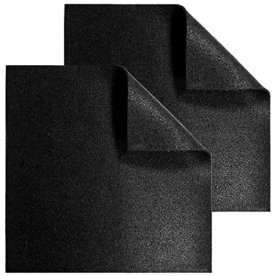 Image of Spares2go Anti Vibration Noise Reducing Rubber Mat for Washing Machines &amp; Tumble Dryers 600mm x 2