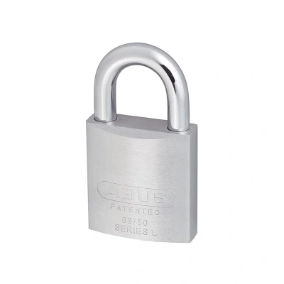 Image of Abus 83/50mm Chrome Plated Brass Padlock Keyed Alike 2745 ABUKA54156