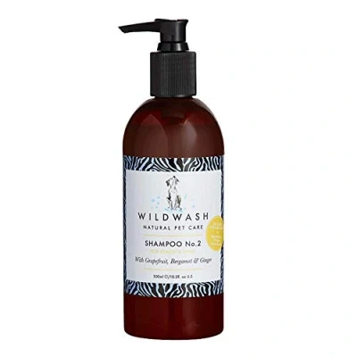 Image of WildWash Deshedding Shampoo Fragrance No.2 for Dogs 300ml Healthy Hair Growth and Reduced Dandruff Natural, Sulphate Paraben Free Sensitive Skin Concentrated Formula 10 20 Washes