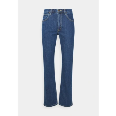 Image of Lee Brooklyn Straight Men&#039;s Jeans Pants, Mid Stonewash, 48W / 32L