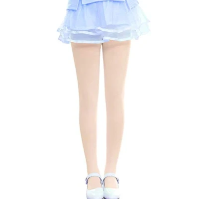 Image of Kids Fashion Girls Microfiber Semi Opaque Tights 40 Denier (8 10 Years (134cm), Ecru)