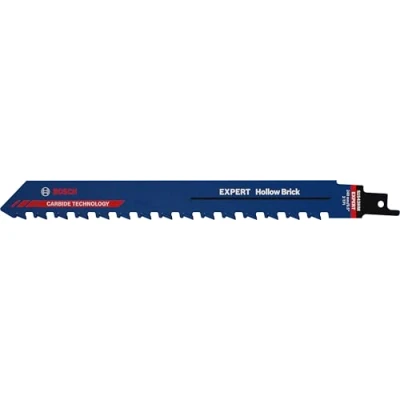 Image of Bosch Professional 3x Expert ‘Hollow Brick’ S 1543 HM Reciprocating Saw Blade (for Poroton building block, Length 240 mm, Accessories Saw)