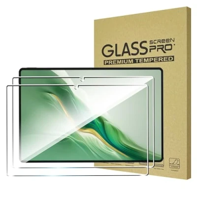 Image of FDHYFGDY Honor Magic Pad 2 Tempered Glass Screen Protector, Scratch Resistant, Bubble Free, 9H Hardness, Protector for (12.3 Inch) Pack of