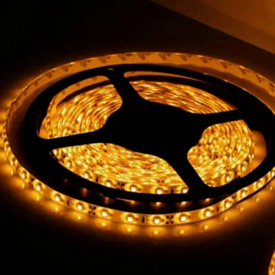Image of ausuky DC12V 5Meters SMD 5050 RGB white Waterproof 300 LEDs Flexible Tape Strip Light (Warm White,Waterproof)