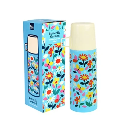 Image of Butterfly Garden Flask and Cup