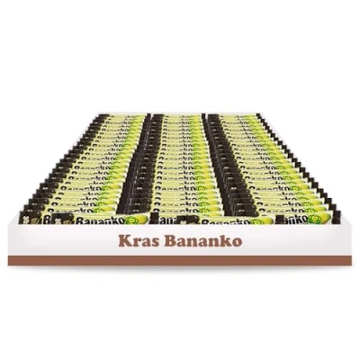Image of Bananko Čokoladni Krem Banana 30g 72 units Exquisite Chocolate Cream Delight Indulge in Pure Decadence!