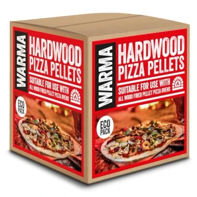 Image of 2.5kg Box Eco Premium Pizza Oven Wood Pellets 100% Natural Suitable for Ooni Uuni Ninja Nero Dellonda Outdoor Garden Cooking Pellet Operated Stoves Fired Ovens &amp; Grills 1 x