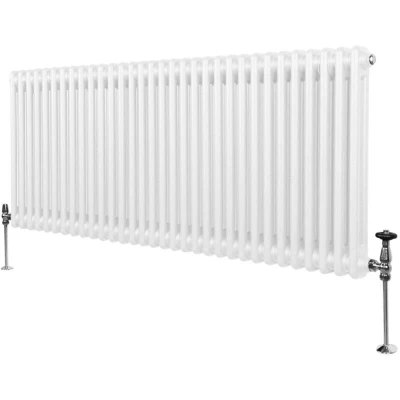 Image of MonsterShop Traditional 2 Column Radiators 600 x 1462mm White