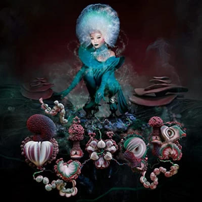 Image of Björk Fossora Burgundy vinyl Indie Retail Exclusive 2022 UK 2 LP set TPLP1485B