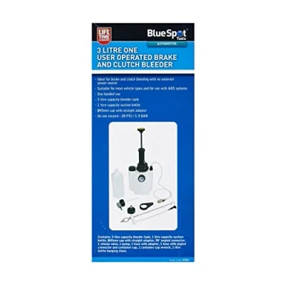 Image of Blue Spot Tools 3 Litre One User Operated Brake and Clutch Bleeder