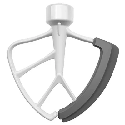 Image of KITCHPOWER 4.5 5 Quart Flex Edge Beater for KitchenAid Tilt Head Stand Mixers White