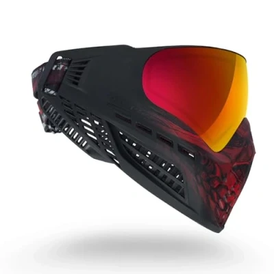Image of Virtue VIO Ascend Thermal Paintball Goggles/Masks (Red Skull LE), Adjustable