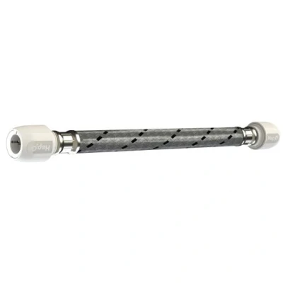 Image of Hep2O Flexible Tap Connector 15 x 300mm Braided 2 Pack HD125H/15W