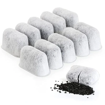 Image of 12 activated carbon filter for Beem AEG Klarstein Cuisinart and Domo coffee machines replacement water