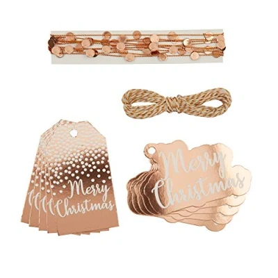 Image of Neviti 776995 Gift Tags, Rose Gold