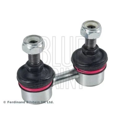 Image of 548302D000, 5483034000, 5483034500 Anti roll bar link BLUE PRINT ADG08504 Front Axle Left, Right 80mm M10 x 1,25 with nuts Steel silver