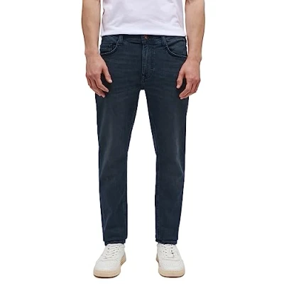 Image of MUSTANG Men&#039;s Style Oregon Slim K Jeans, Dark Blue 983, 29 W/34 L