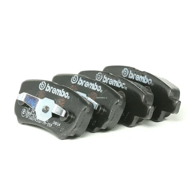 Image of 05191271AC, K05191271AA, K05191271AB, K05191271AC Brake pad set BREMBO P 54 034 with acoustic wear warning piston clip without accessories