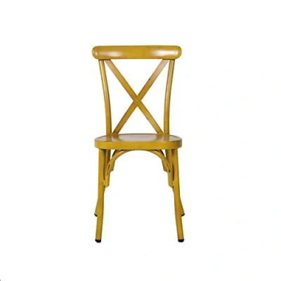 Image of BrackenStyle Commercial Vintage Yellow Chia Side Chair For Restaurants, Bars &amp; Cafes