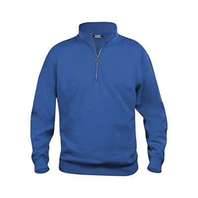 Image of Clique Unisex Adult Basic Half Zip Sweatshirt (XL) (Royal Blue)