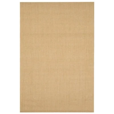 Image of vidaXL Natural Brown Sisal Area Rug 100x150 cm Durable Indoor Rectangular Mat with Anti Slip Backing for Living Room/Bedroom/Office