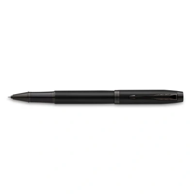 Image of Parker IM Rollerball Pen Matte Black with Trim Fine Point Ink Refill Gift Box