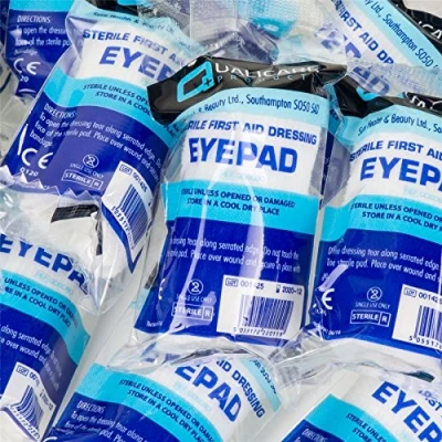 Image of 5X Premium HSE/CE Eye Bandages Sterile First Aid Dressings Injury/Cut/Wound Patch Pads