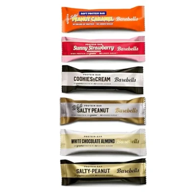 Image of Barebells Low Sugar Protein Bar Mixed Selection Bundle (12x 55G)