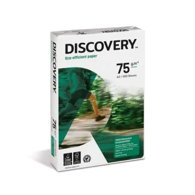 Image of Discovery Paper FSC Ream Wrapped 75gsm A3 White [500] Sheets+Free Finchley Refell Pen
