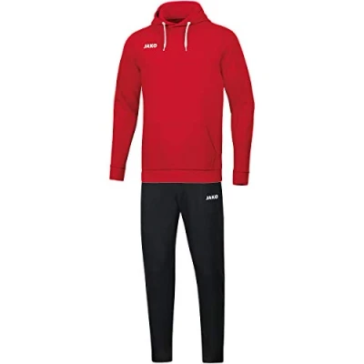 Image of JAKO Children&#039;s Base with Hooded Sweatshirt, Jogging Suit, Red, 164