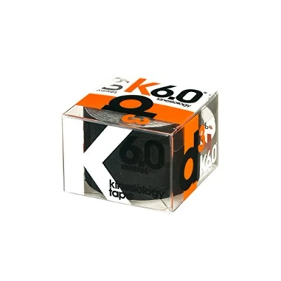 Image of d3 K6.0 Kinesiology Tape (Black, 1 Roll)