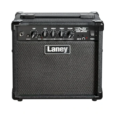 Image of Laney LX Series LX15 Guitar Combo Amp 15W 2 x 5 inch Woofers, Black