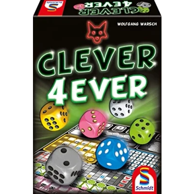 Image of Schmidt Clever 4Ever Strategy Dice Game Ages 14+ 1 4 Players 30 Minutes Playing Time