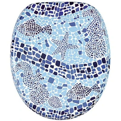 Image of Sanilo® Toilet Seat Stable Hinges Easy to Mount Mosaic World