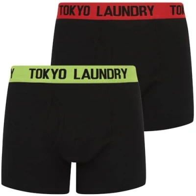 Image of Tokyo Laundry Men&#039;s Marthem 2 Pack Boxer Shorts