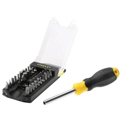 Image of Stanley STHT070885 Multibit Screwdriver Set, 22.8x 7.6x 5cm (34 Pieces)