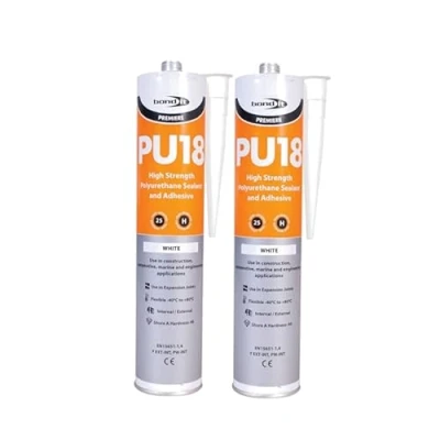 Image of (2 TUBES) PU18 White Polyurethane Adhesive Sealant High Strength PU Window Marine Auto …