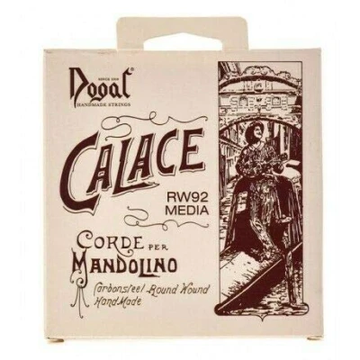 Image of Dogal® &quot;RW92 MEDIA Mandolin SET CALACE CARBONSTEEL&quot; Strings for Carbon Steel Wound Loop End 8
