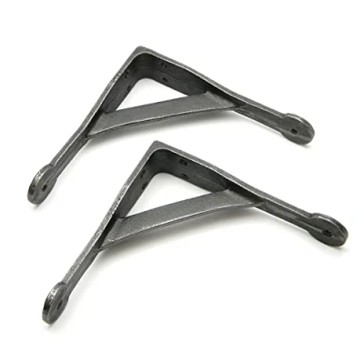 Image of Oakcrafts Pair of Gallows Shelf Brackets Antique Cast Iron 125mm x