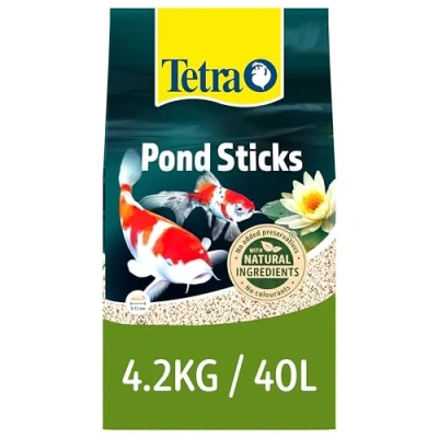 Image of Tetra pond fish Food Sticks 4.2kg biologically balanced for