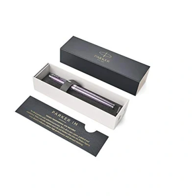 Image of Parker IM Rollerball Pen, Premium Dark Violet with Fine Point Black Ink Refill (1931639)