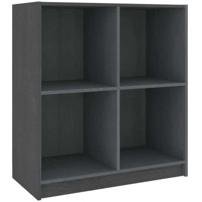 Image of vidaXL Sideboard Grey 70x33x76 cm Solid Pinewood