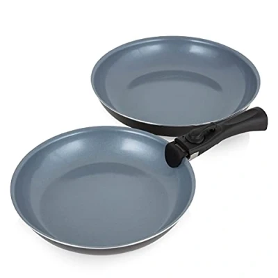 Image of Tower Freedom 3 Piece Frying Pan Set, Graphite