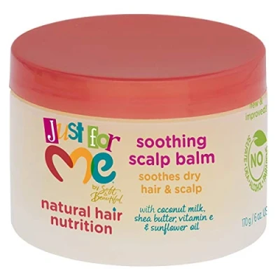 Image of Just For Me Hair Milk Soothing Scalp Balm Jar, 6 Ounce