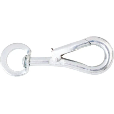 Image of Perry 80mm Swivel Pattern Rope Spring Hooks (PR)